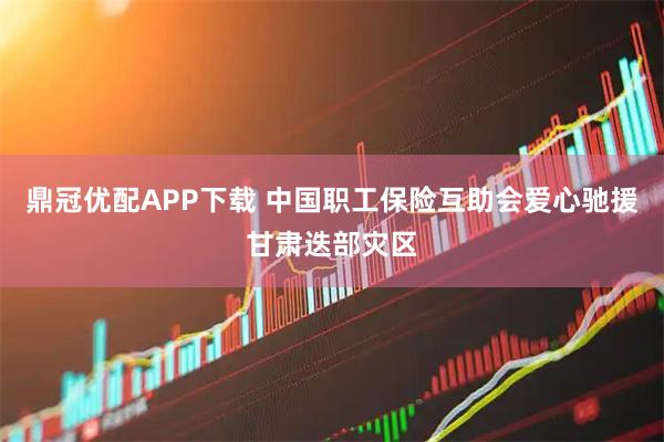 鼎冠优配APP下载 中国职工保险互助会爱心驰援甘肃迭部灾区
